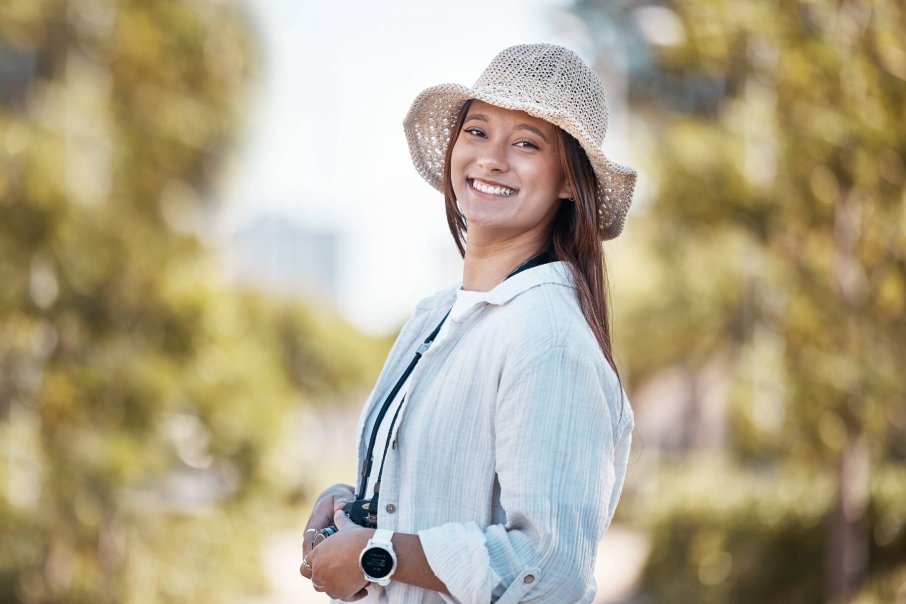 woman park portrait and outdoor with smile trave 2023 11 27 04 49 40 utc 1 scaled